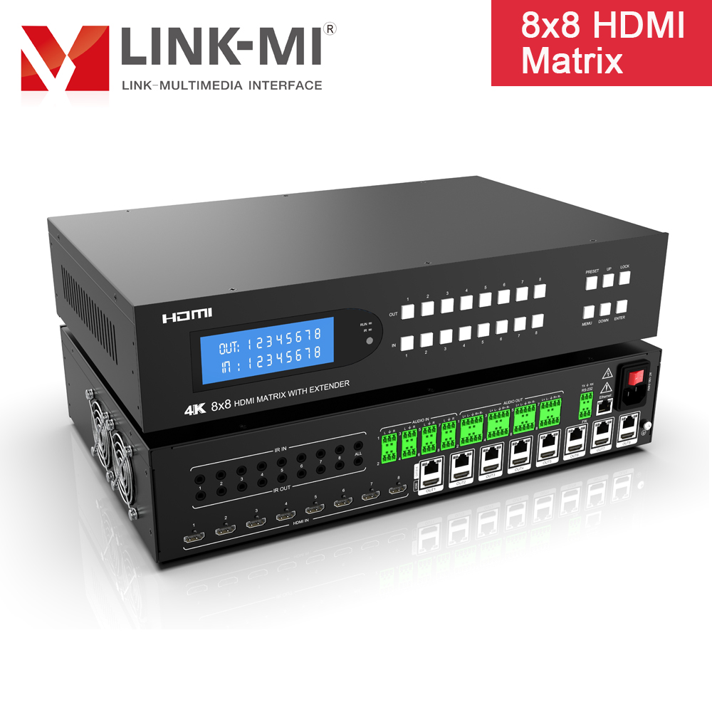 LINK-MI 4K60Hz 65m 8x8 HDMI 2.0 Ʈ ͽٴ (8..